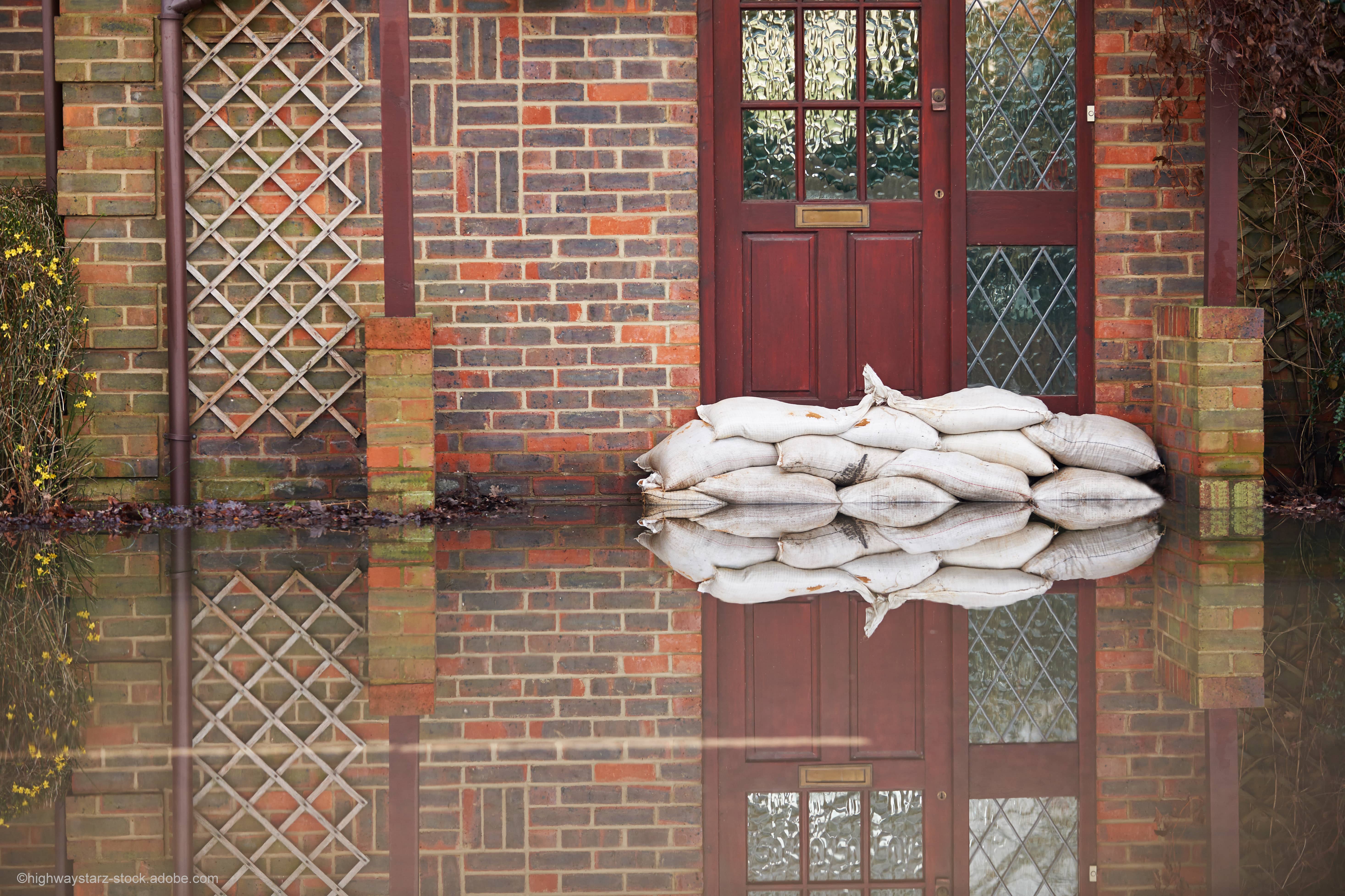 Starkregen, Hochwasser